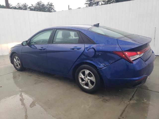 5NPLL4AG8MH037913 - 2021 HYUNDAI ELANTRA SE BLUE photo 2