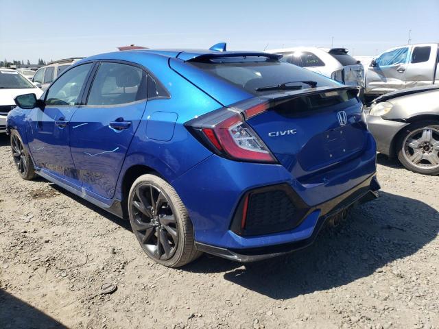SHHFK7H45JU411464 - 2018 HONDA CIVIC SPORT 蓝色 照片 2