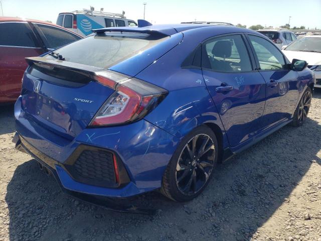 SHHFK7H45JU411464 - 2018 HONDA CIVIC SPORT 蓝色 照片 3