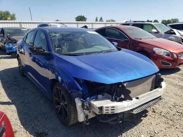 SHHFK7H45JU411464 - 2018 HONDA CIVIC SPORT 蓝色 照片 4