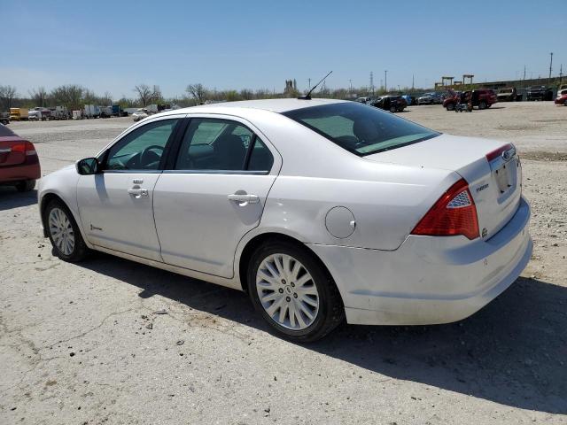 3FADP0L32BR110124 - 2011 FORD FUSION HYBRID WHITE photo 2