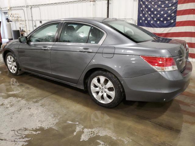 1HGCP26878A014499 - 2008 HONDA ACCORD EXL GRAY photo 2