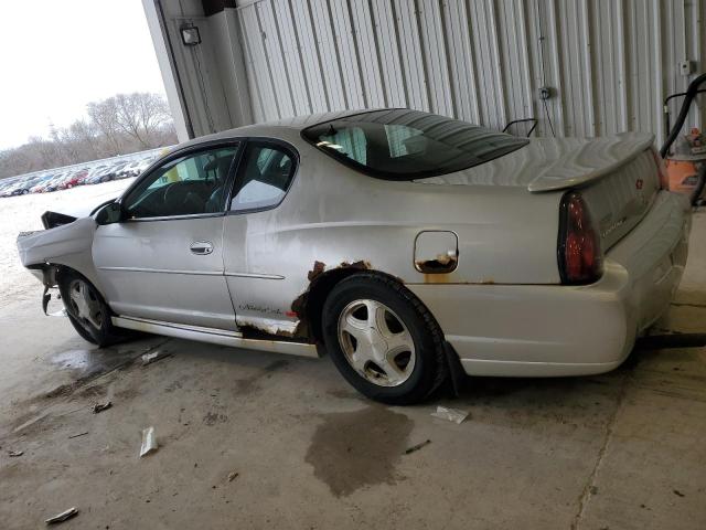 2G1WX15K039158086 - 2003 CHEVROLET MONTE CARL SS SILVER photo 2