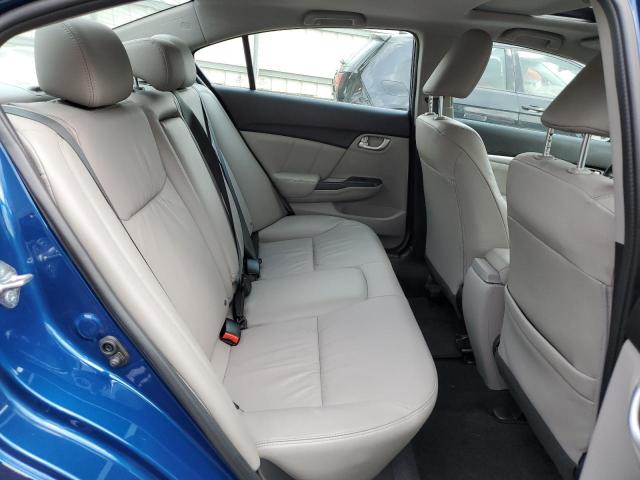 19XFB2F91FE053375 - 2015 HONDA CIVIC EXL ლურჯი ფოტო 10