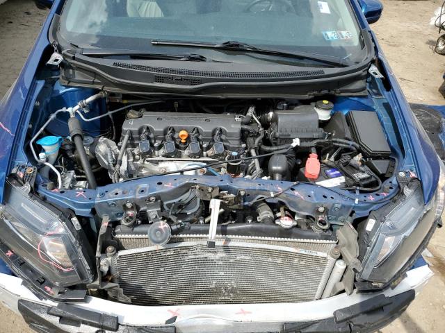 19XFB2F91FE053375 - 2015 HONDA CIVIC EXL ლურჯი ფოტო 11