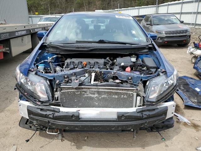 19XFB2F91FE053375 - 2015 HONDA CIVIC EXL ლურჯი ფოტო 5
