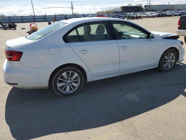 3VWD07AJ1FM302370 - 2015 VOLKSWAGEN JETTA SE WHITE photo 3