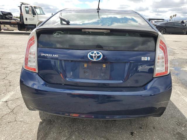 JTDKN3DU3D1616347 - 2013 TOYOTA PRIUS BLUE photo 6