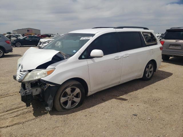 5TDKK3DC0FS597200 - 2015 TOYOTA SIENNA LE WHITE photo 1