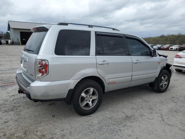 2HKYF18676H556902 - 2006 HONDA PILOT EX SILVER photo 3