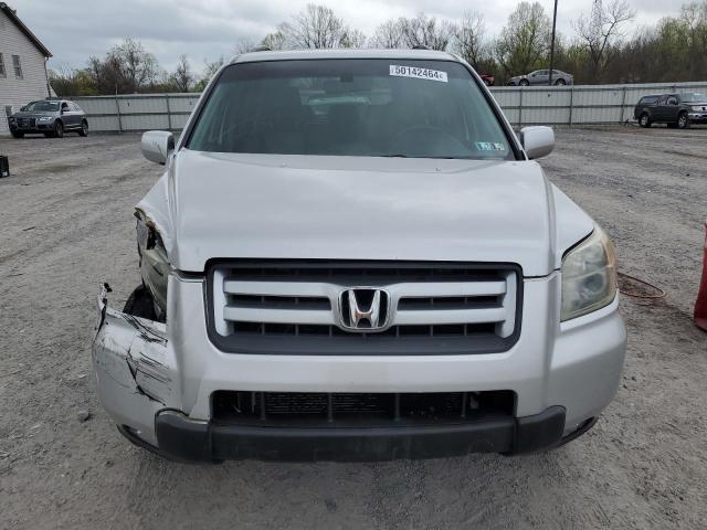 2HKYF18676H556902 - 2006 HONDA PILOT EX SILVER photo 5