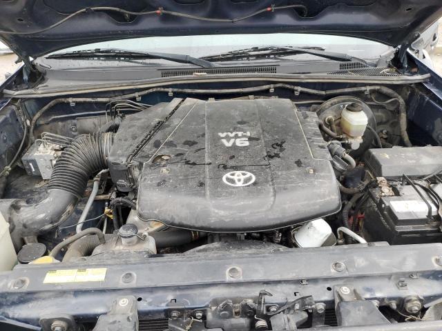 5TETU62N38Z591434 - 2008 TOYOTA TACOMA PRERUNNER ACCESS CAB BLUE photo 11