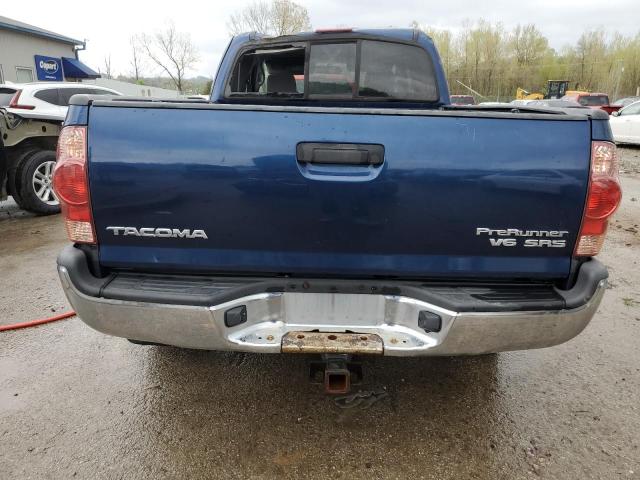 5TETU62N38Z591434 - 2008 TOYOTA TACOMA PRERUNNER ACCESS CAB BLUE photo 6