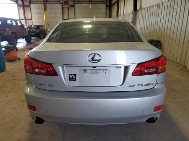 JTHCK262X75010736 - 2007 LEXUS IS 250 SILVER photo 6