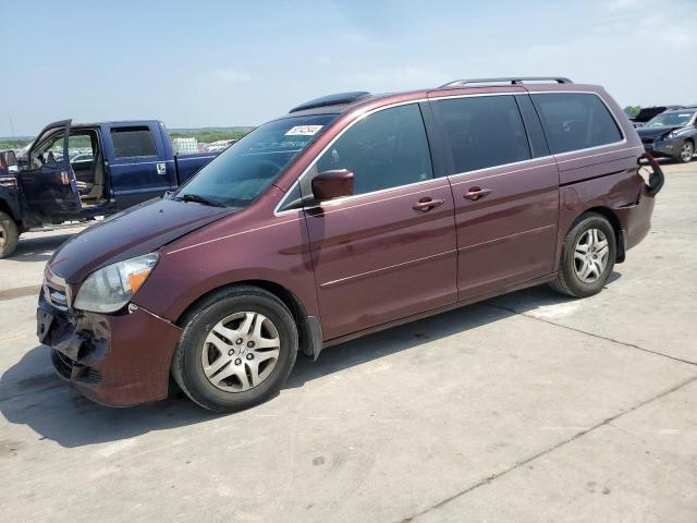 5FNRL38767B457604 - 2007 HONDA ODYSSEY EXL BURGUNDY photo 1