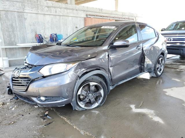 3CZRU5H51JM721896 - 2018 HONDA HR-V EX GRAY photo 1