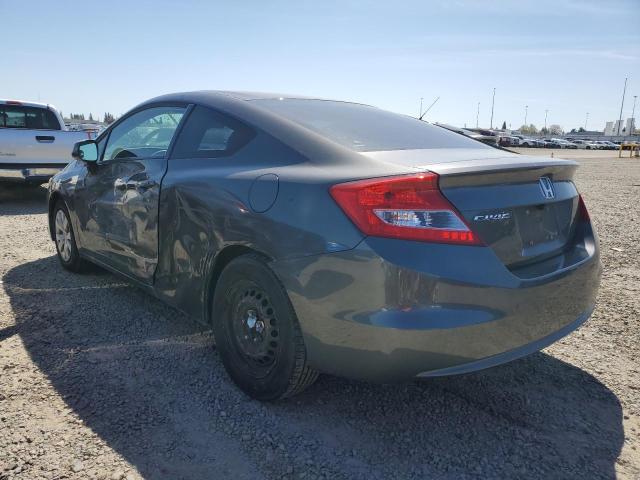 2HGFG3B51CH556755 - 2012 HONDA CIVIC LX CHARCOAL photo 2