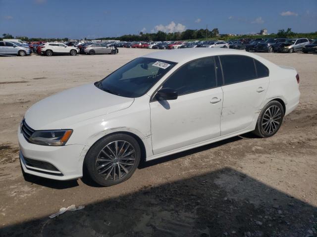 3VWD17AJ5GM266228 - 2016 VOLKSWAGEN JETTA SPORT WHITE photo 1