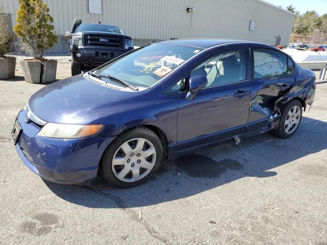 1HGFA16576L076761 - 2006 HONDA CIVIC LX BLUE photo 1