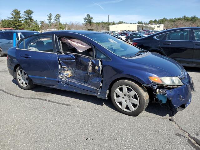 1HGFA16576L076761 - 2006 HONDA CIVIC LX BLUE photo 4