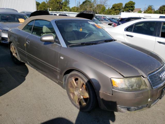 WAUAC48H35K014044 - 2005 AUDI A4 1.8 CABRIOLET BEIGE photo 4