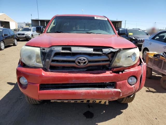 3TMMU52N49M009824 - 2009 TOYOTA TACOMA DOUBLE CAB LONG BED RED photo 5