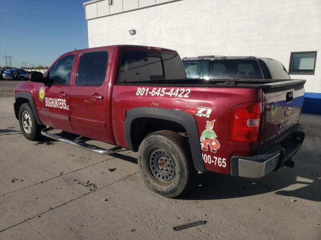 2GCEK13M671579983 - 2007 CHEVROLET SILVERADO K1500 CREW CAB MAROON photo 2