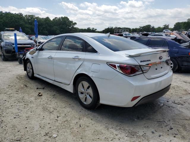 KMHEC4A46FA132894 - 2015 HYUNDAI SONATA HYBRID WHITE photo 2