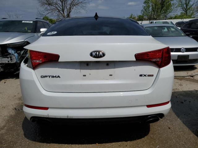 5XXGN4A73DG152376 - 2013 KIA OPTIMA EX WHITE photo 6