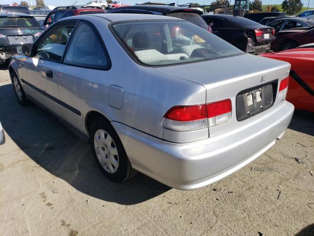 1HGEJ6224YL060251 - 2000 HONDA CIVIC DX SILVER photo 2