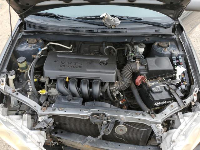 2T1BR32E75C421462 - 2005 TOYOTA COROLLA CE GRAY photo 11