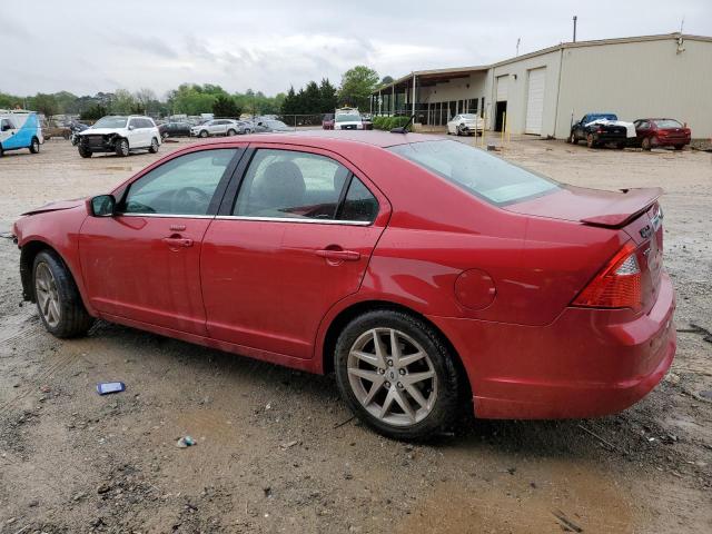 3FAHP0JG5CR406795 - 2012 FORD FUSION SEL RED photo 2
