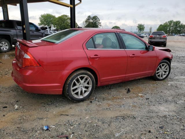 3FAHP0JG5CR406795 - 2012 FORD FUSION SEL RED photo 3