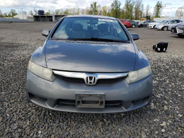 2HGFA16869H307046 - 2009 HONDA CIVIC EX GRAY photo 5