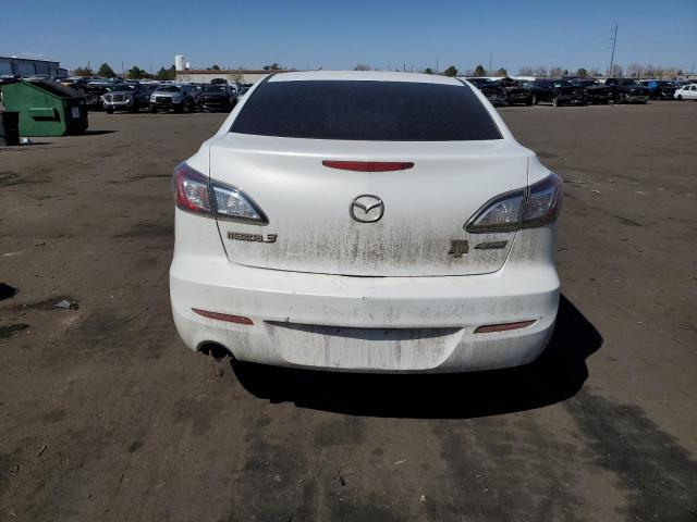 JM1BL1V79D1761346 - 2013 MAZDA 3 I WHITE photo 6