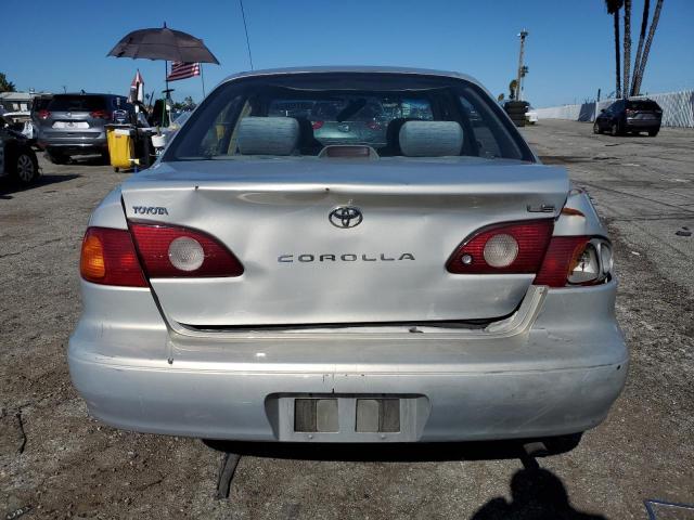 2T1BR12E11C485351 - 2001 TOYOTA COROLLA CE SILVER photo 6