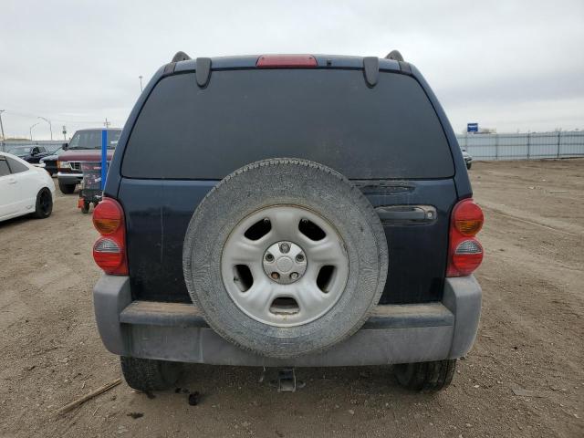 1J4GL48K42W283029 - 2002 JEEP LIBERTY SPORT 蓝色 照片 6