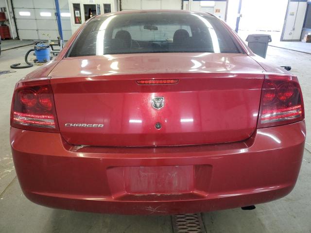 2B3KA43G36H429919 - 2006 DODGE CHARGER SE RED photo 6