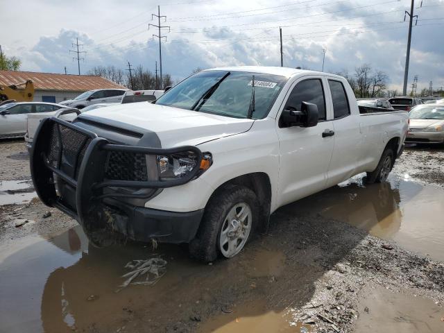 5TFCY5F19LX025719 - 2020 TOYOTA TUNDRA DOUBLE CAB SR/SR5 WHITE photo 1