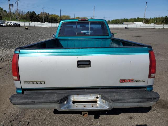 1GTEC14K1SZ517689 - 1995 GMC SIERRA C1500 GREEN photo 6