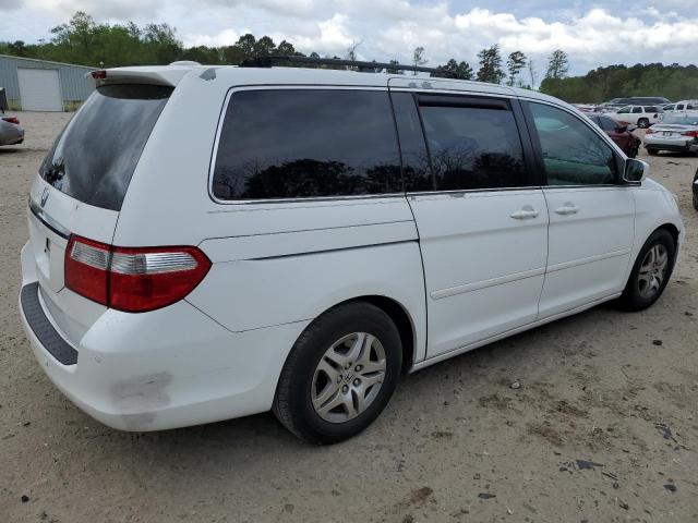 5FNRL38837B029630 - 2007 HONDA ODYSSEY TOURING WHITE photo 3