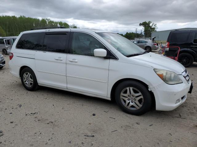 5FNRL38837B029630 - 2007 HONDA ODYSSEY TOURING WHITE photo 4