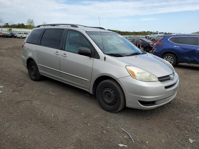 5TDZA23C75S232136 - 2005 TOYOTA SIENNA CE SILVER photo 4