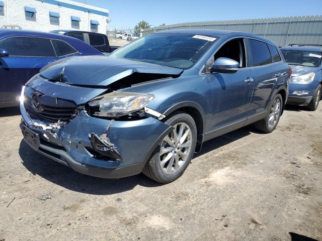 JM3TB3DV2E0437835 - 2014 MAZDA CX-9 GRAND TOURING BLUE photo 1