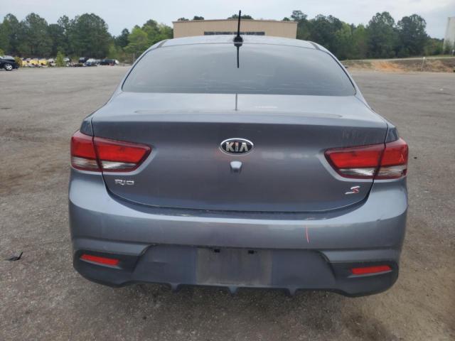 3KPA24AB7KE181338 - 2019 KIA RIO S GRAY photo 6