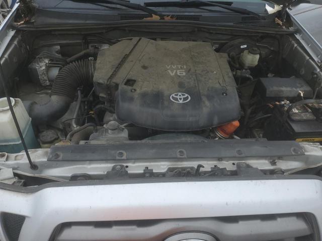 3TMJU4GN8AM100959 - 2010 TOYOTA TACOMA DOUBLE CAB PRERUNNER SILVER photo 11