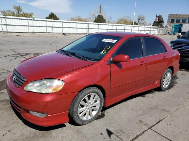 1NXBR32E93Z005893 - 2003 TOYOTA COROLLA CE RED photo 1