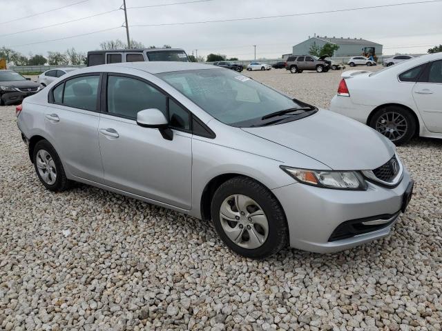 2HGFB2F55DH556858 - 2013 HONDA CIVIC LX SILVER photo 4