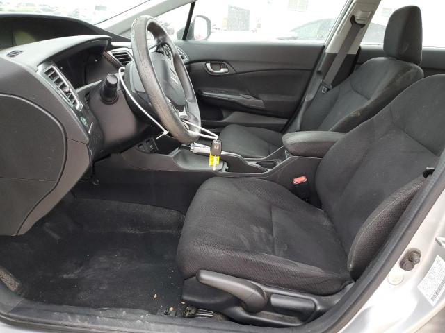 2HGFB2F55DH556858 - 2013 HONDA CIVIC LX SILVER photo 7