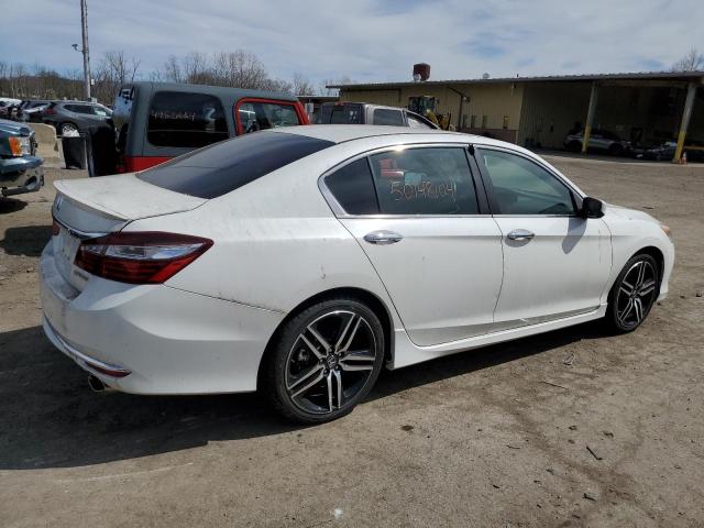 1HGCR2F55HA049834 - 2017 HONDA ACCORD SPORT WHITE photo 3